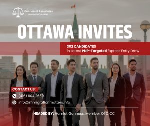 Canada Express Entry Latest Draw: Ottawa Invited 302 Candidates in a New PNP-Targeted Round