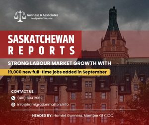 Saskatchewan Labour Market Growth Reports 19,000 New Full-Time Jobs Added in September
