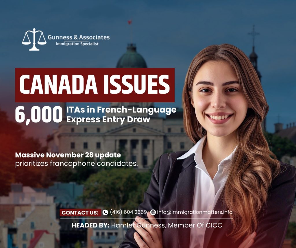 French-language Express Entry draw