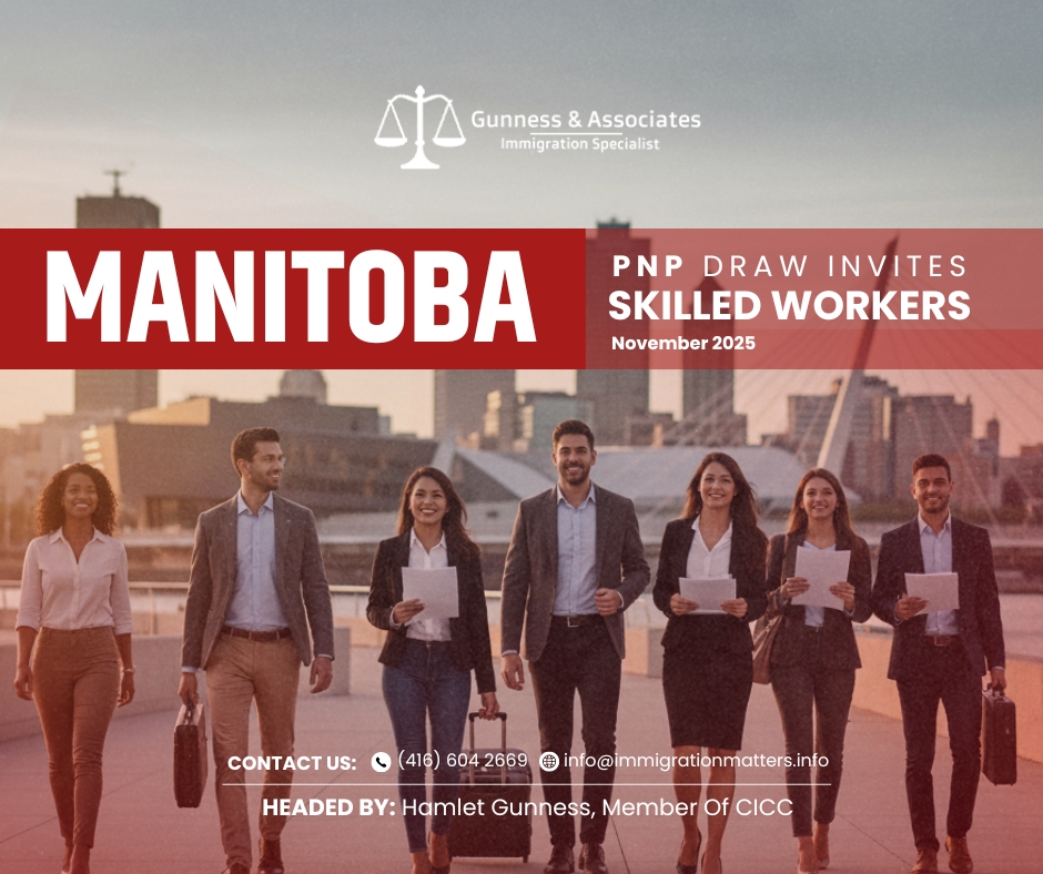 Manitoba Skilled Worker Pathway: Province Invites Candidates in the First November 2025 PNP Draw