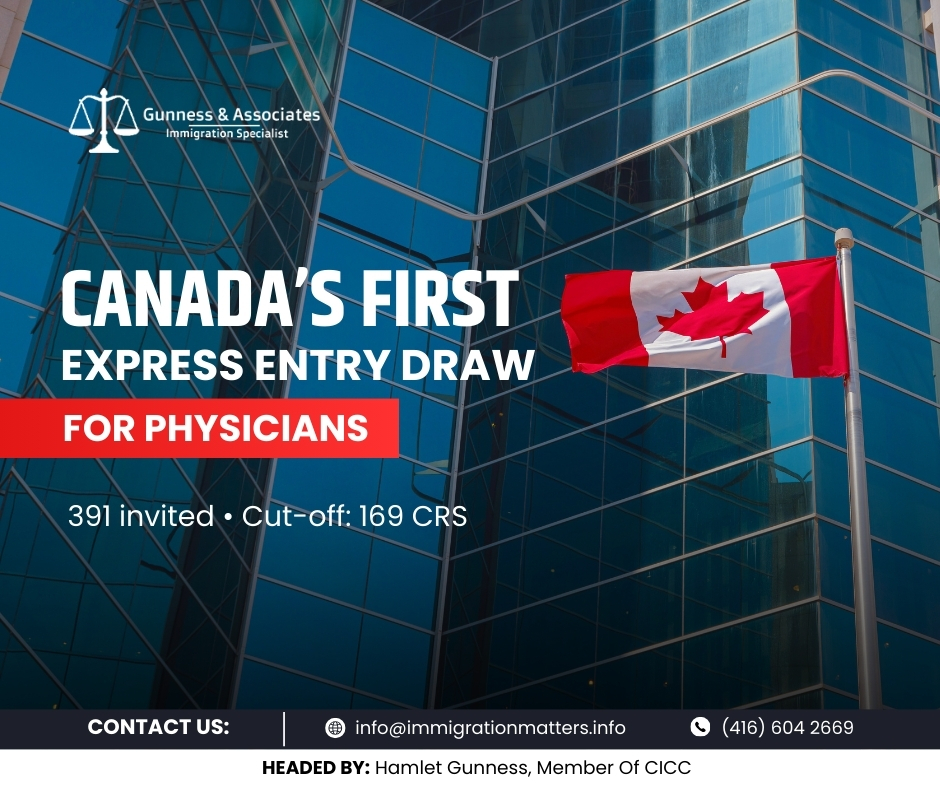 Express Entry draw for physicians