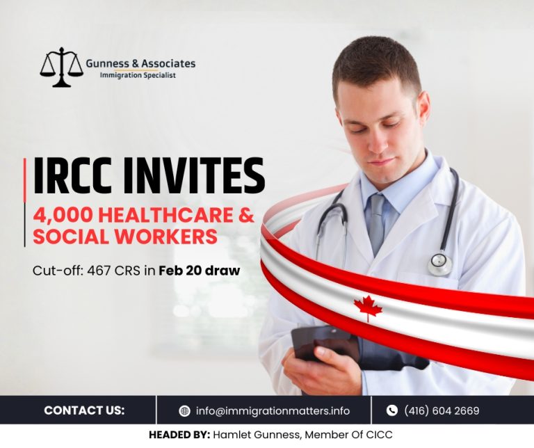Express Entry healthcare draw 2026