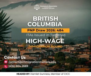 British Columbia PNP Draw 2026