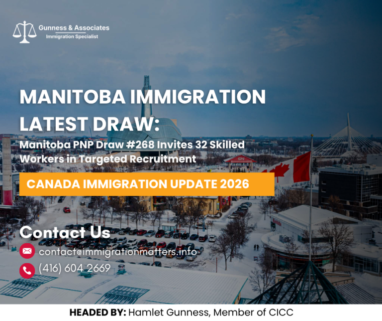 Manitoba immigration latest draw