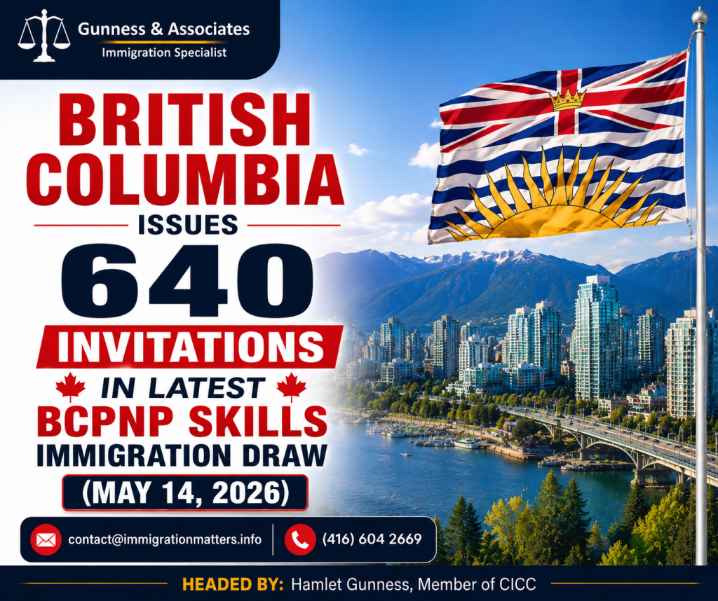 BCPNP Skills Immigration draw