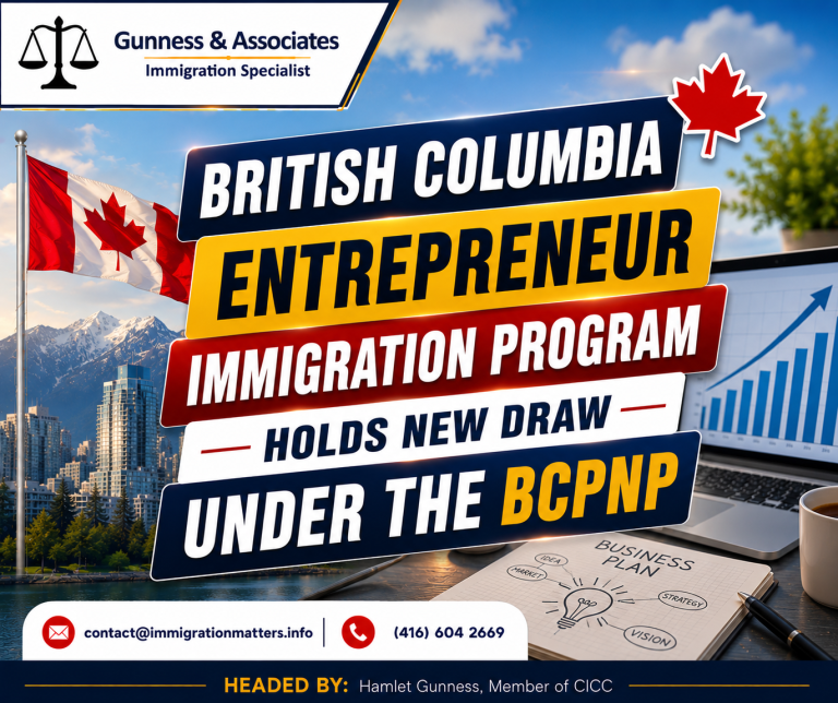 British Columbia Entrepreneur Immigration