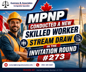 Skilled Worker in Manitoba