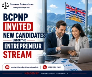BCPNP Entrepreneur stream