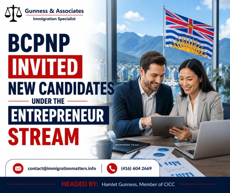 BCPNP Entrepreneur stream