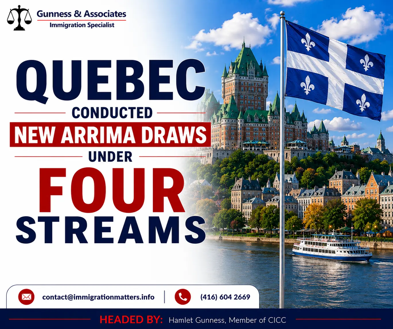 Quebec Arrima invitations
