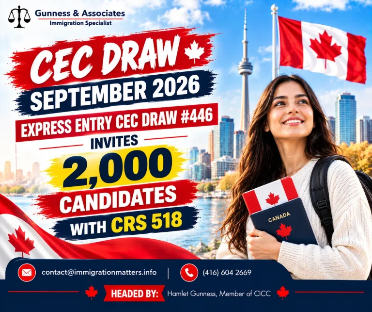CEC Draw September 2026